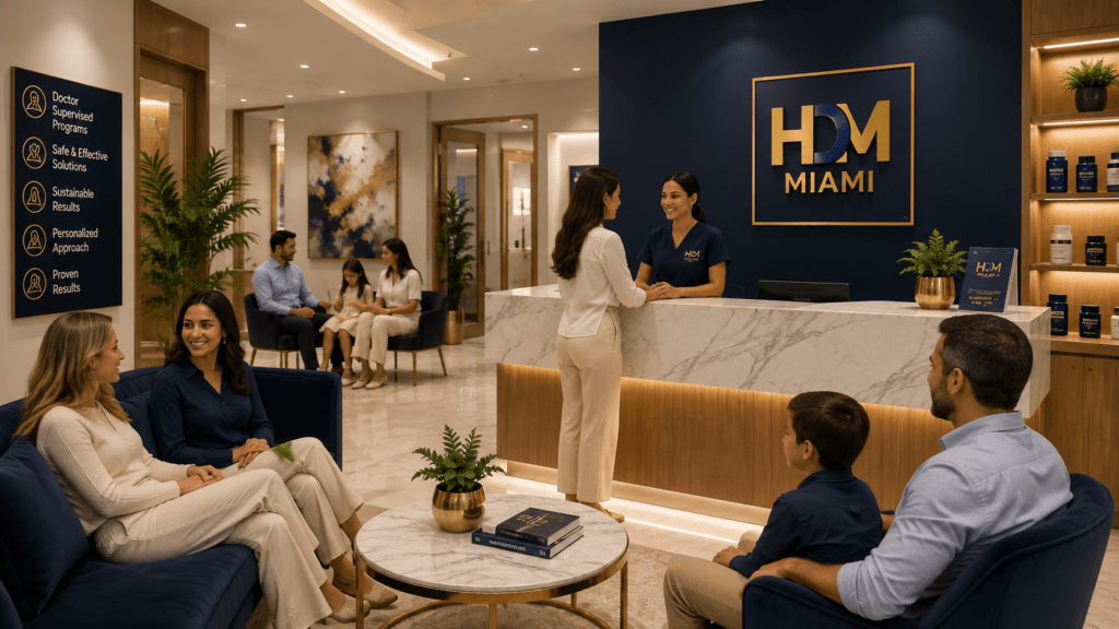 Clínica HCG Diet Miami ofreciendo inyecciones para bajar de peso